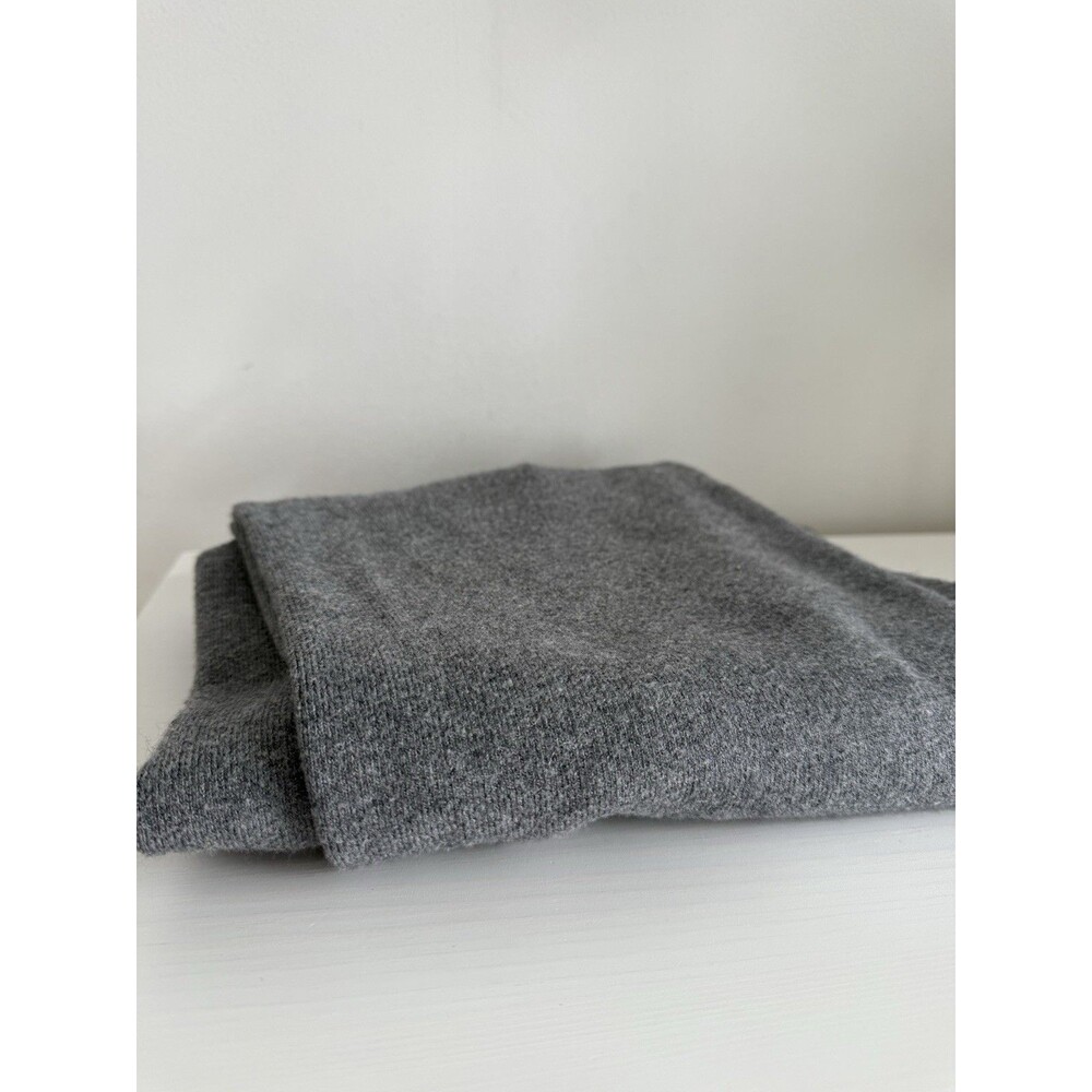 ✿ Tahari T Gray Knit Pants XS Elastic Waist Minimalist Cozy Soft Lounge Wear